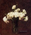 White Carnations flower painter Henri Fantin Latour